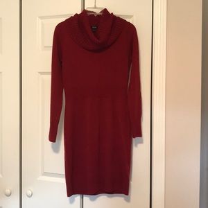 Size small red sweater dress